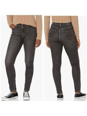 Levi's 721 High Rise Stretch Skinny Leg Grey Denim Jeans Jegging